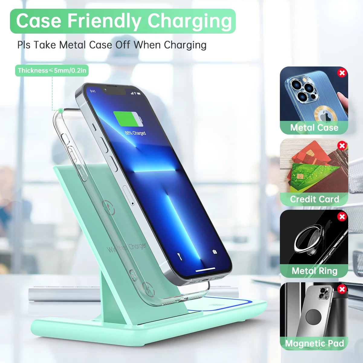 3 In 1 Apple Device Charging Station