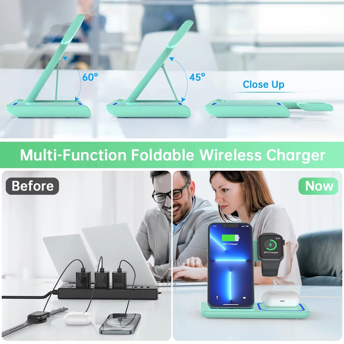 3 In 1 Apple Device Charging Station