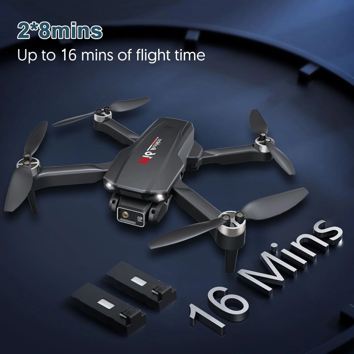 H16 Drone with 4k Camera, Foldable Drone for Beginners, Optical Flow Positioning